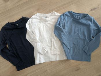 Lot de basics manches longues 110/116