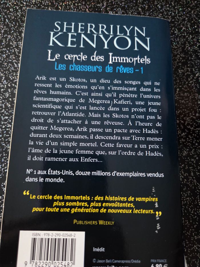 Livre de poche le cercle des immortels tome 1 - photo numéro 2