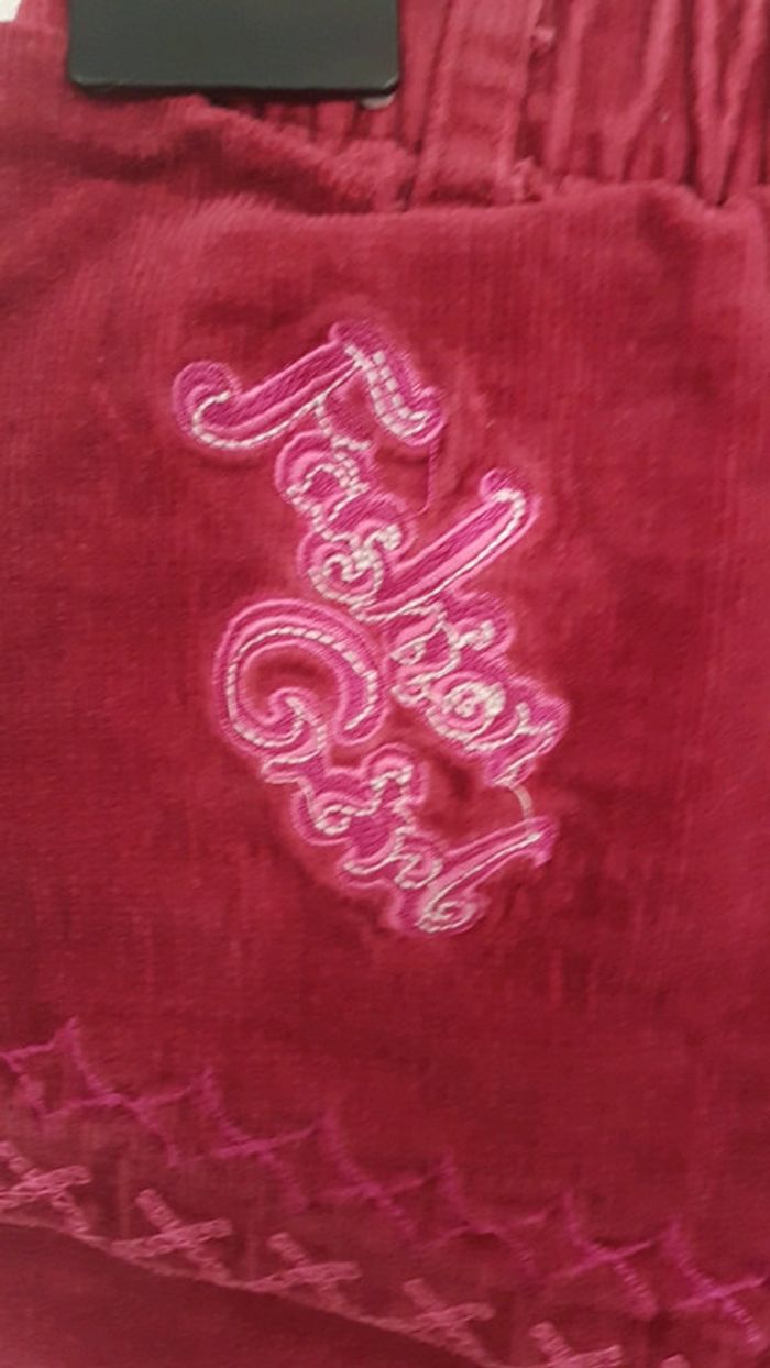 Pantalon rose avec jupette 4 ans - photo numéro 2