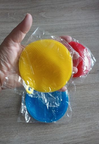Lot de 3 éponges en silicone neuves