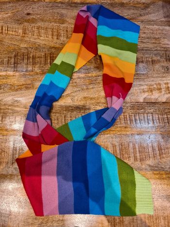 Écharpe multicolore