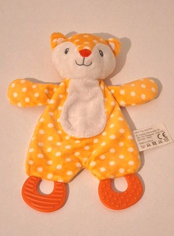Doudou renard orange