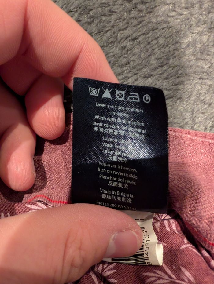 Schort rouge Façonnable taille 52 - photo numéro 7