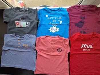 Lot t-shirt manches longues