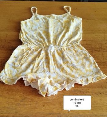 Combi short 10 ans