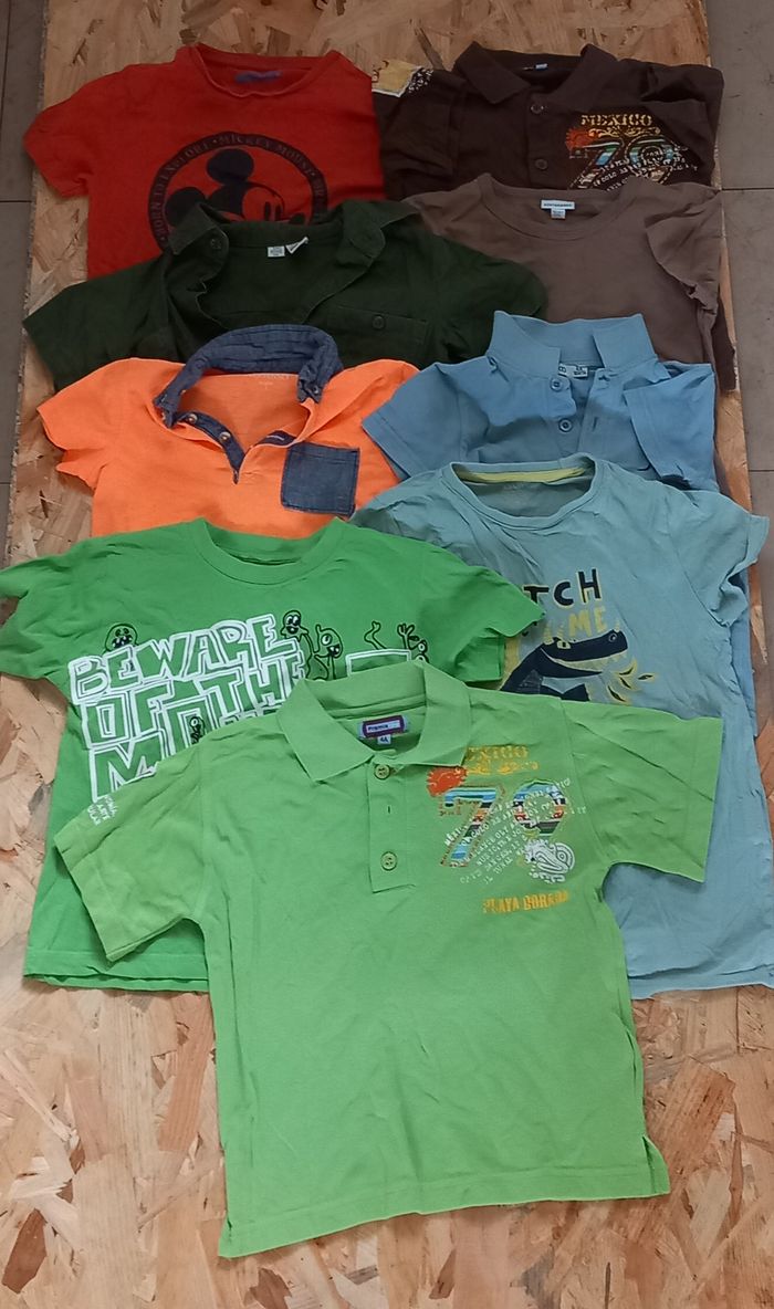 Lot de 9 Haut Enfant Taille 3/6 ans