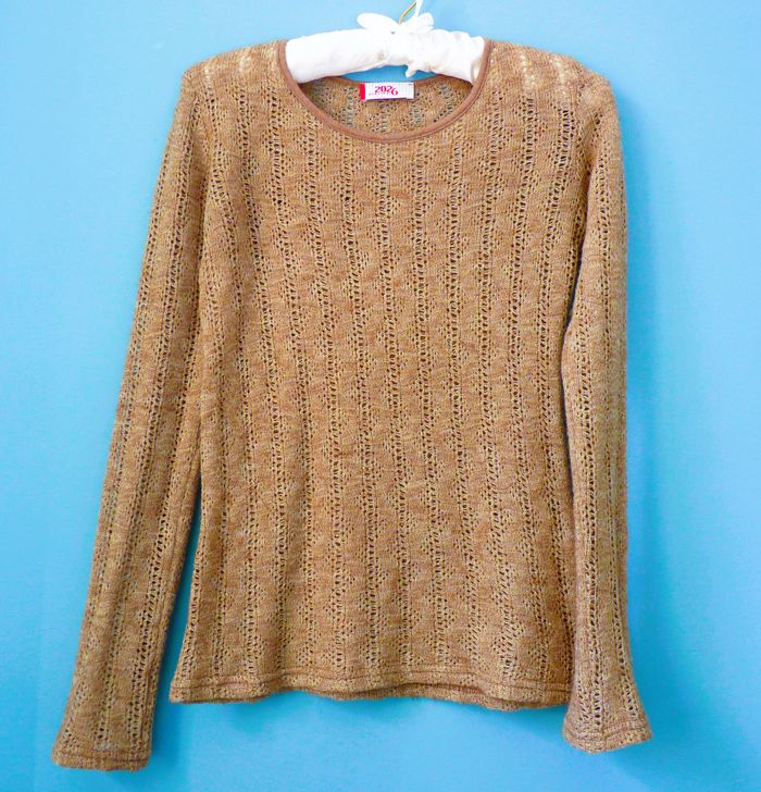 Pull Laine Femme 2026 S 36 beige ficelle tres bon état
