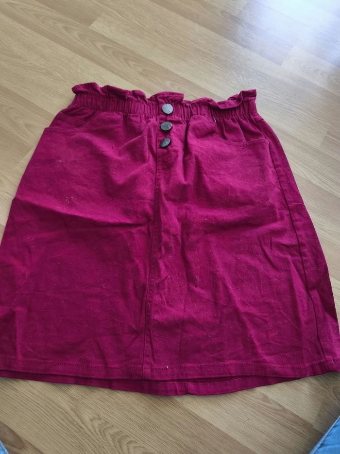 Jupe bordeaux