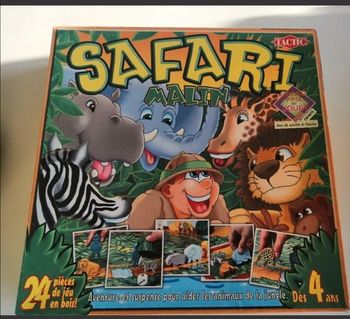 Jeux de société ludique en bois SAFARI