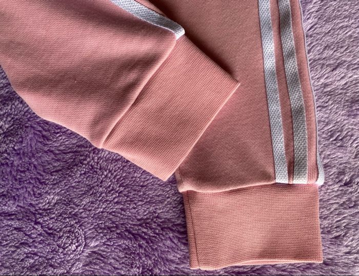 Ensemble Survêtement ADIDAS Original Bébé Rose Pâle 18-24 Mois - photo numéro 4