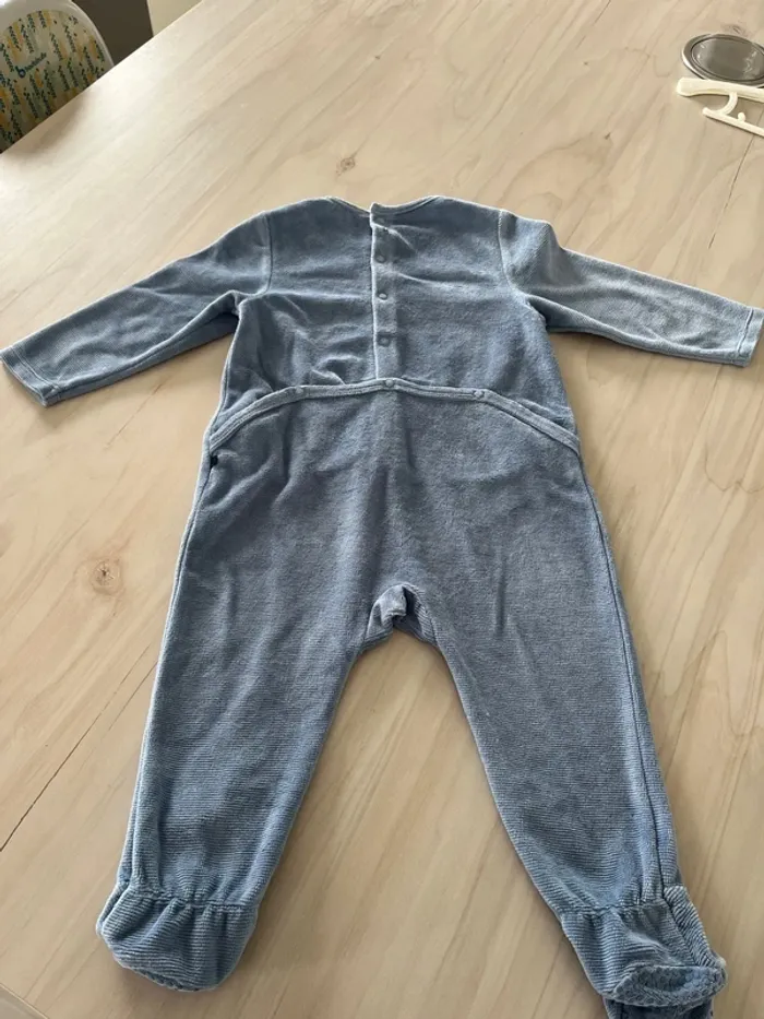 Pyjama velours Obaïbi 18 mois - photo numéro 3