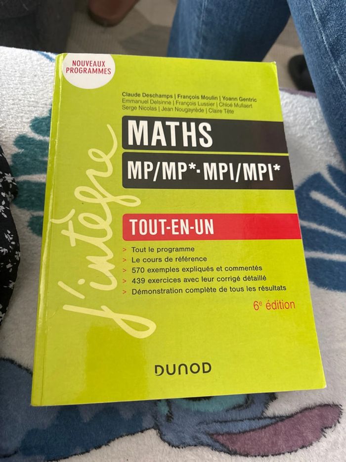 Maths MP/MP* mpi/mp*