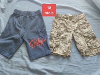 Shorts taille 18 mois