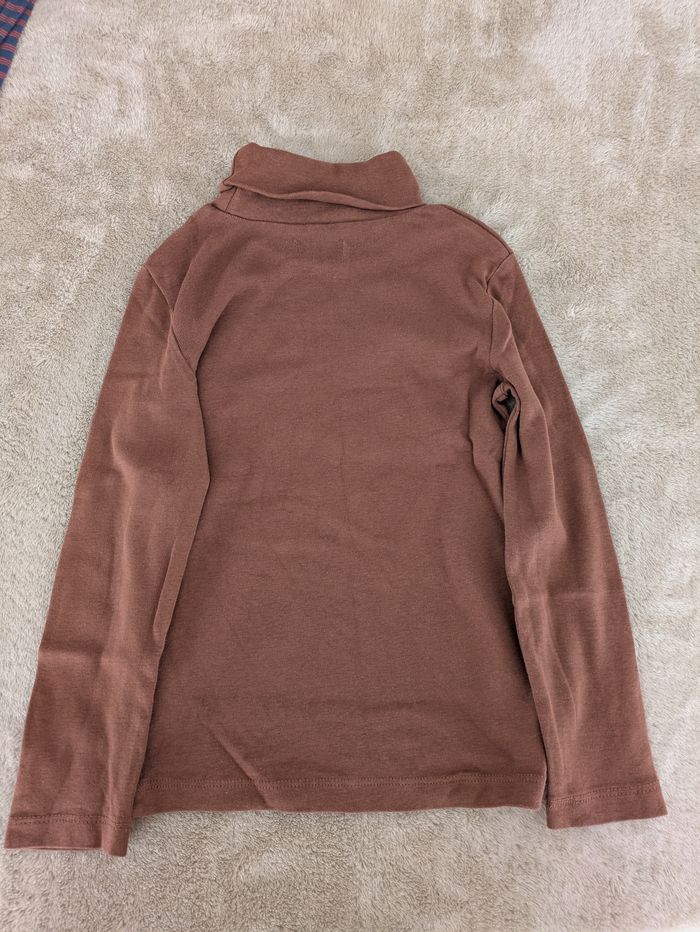 Col Roulé Marron Enfant avec Motif Ours - photo numéro 2