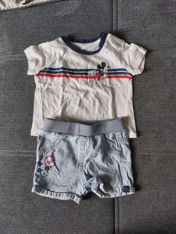 ensemble tee-shirt short disney