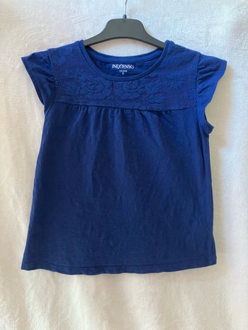 T-shirt marine In Extenso 5/6 ans (1€50)