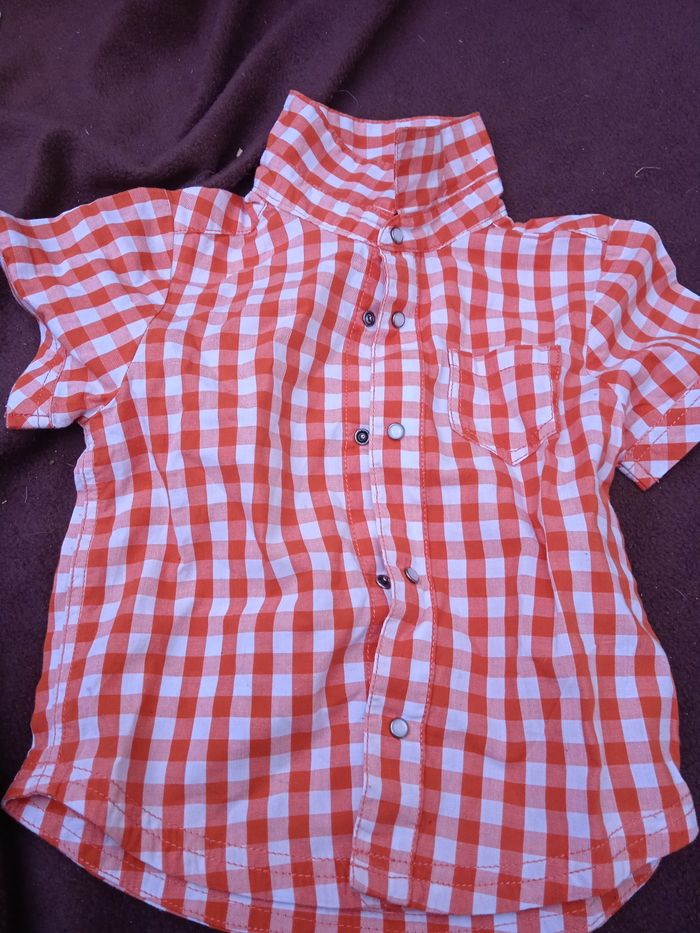 Chemisette à carreaux