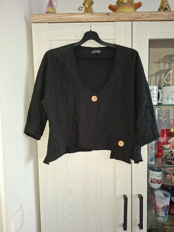 Veste noir courte