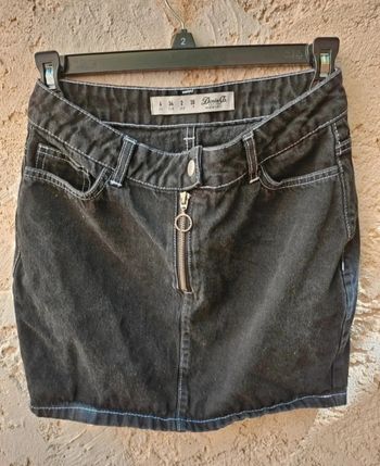 Jupe en jean noir