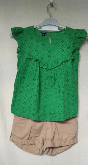 short + t-shirt Kiabi Denim 10 ans