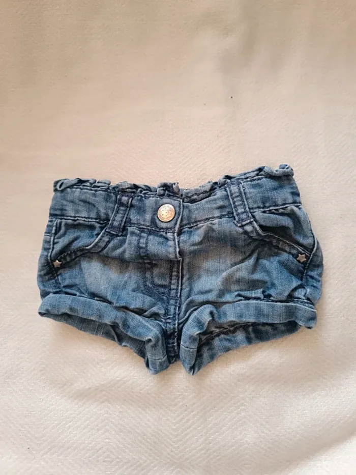 🎀 jolie short en jeans taille 3 mois tape à l'oeil 🎀