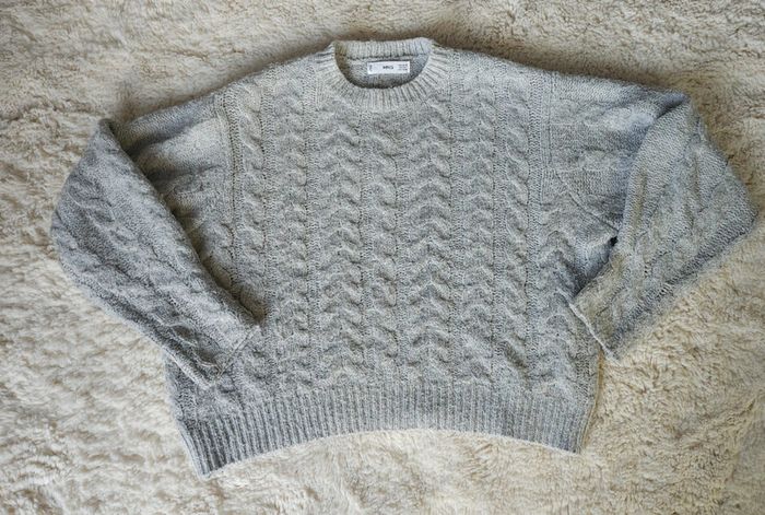 Pull Mango gris - photo numéro 2