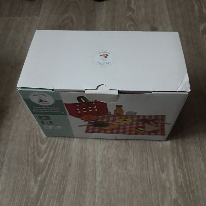 Jouet set de pique-nique en bois NEUF - photo numéro 2