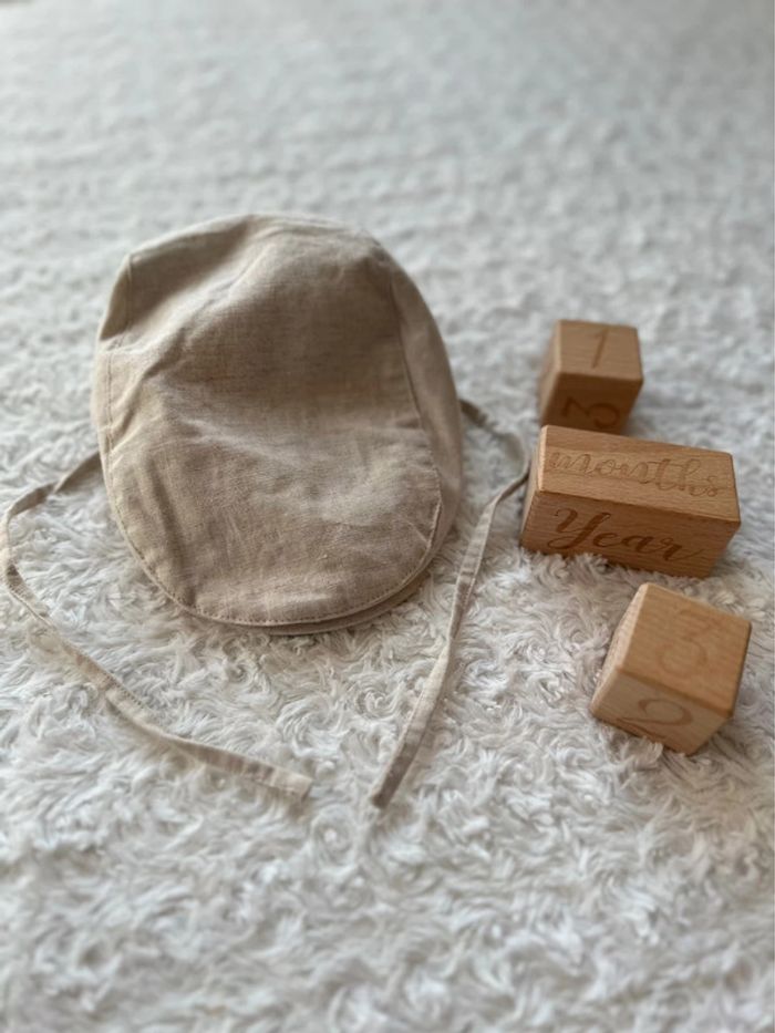 Béret beige neuf 40cm