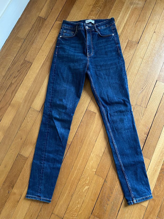 Jeans  Zara bleu