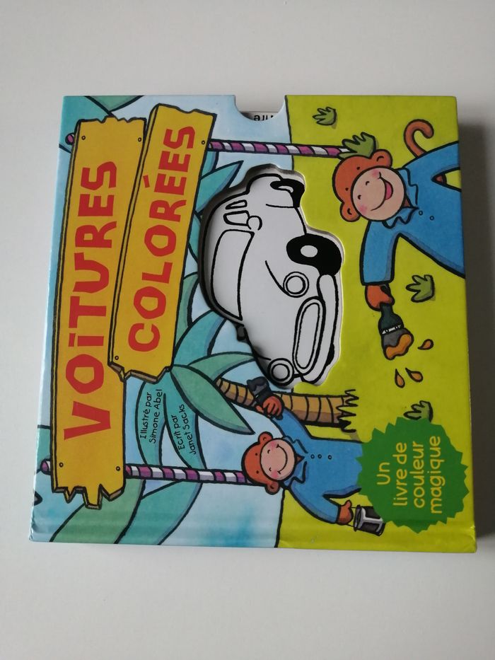 livre voitures colorées - photo numéro 1