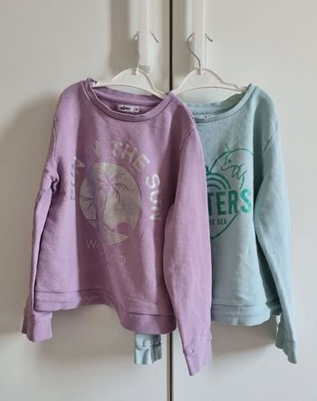 lot 2 sweat gémo 10 ans