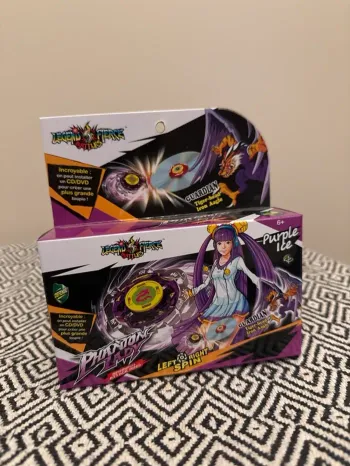 WDK -Toupie infernale (style Beyblade) Purple ice- 6 ans et +