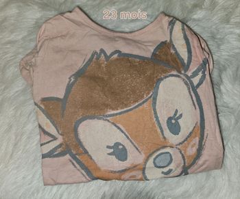 🌸 Pyjama vieux rose Bambi – Disney Baby