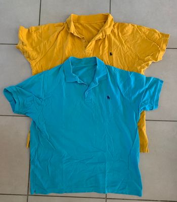 Ensemble lot 2 tee-shirts polo homme