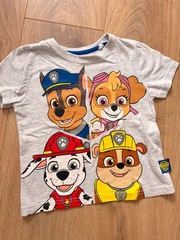 T-shirt pat patrouille 4 personnages 3/4 ans