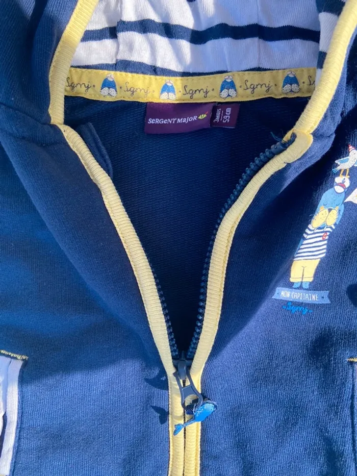 Ensemble 3 pièces Sergent Major taille 3 mois - photo numéro 6