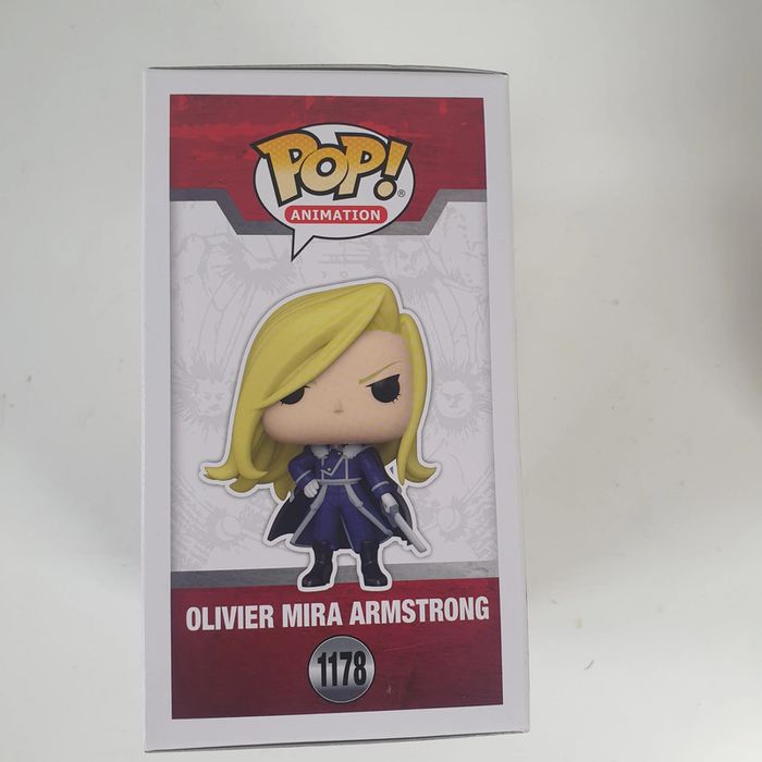Funko pop - Fullmetal Alchemist Brotherhood - Olivier Armstrong with Sword - photo numéro 4