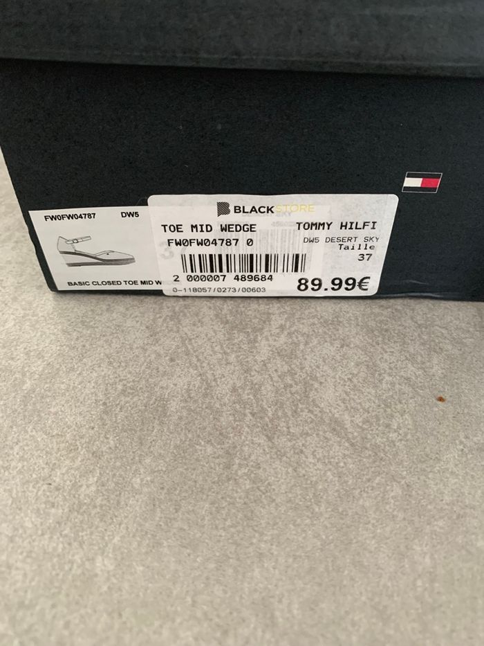 Jolies chaussures compensées Tommy Hilfiger taille 37 - photo numéro 7