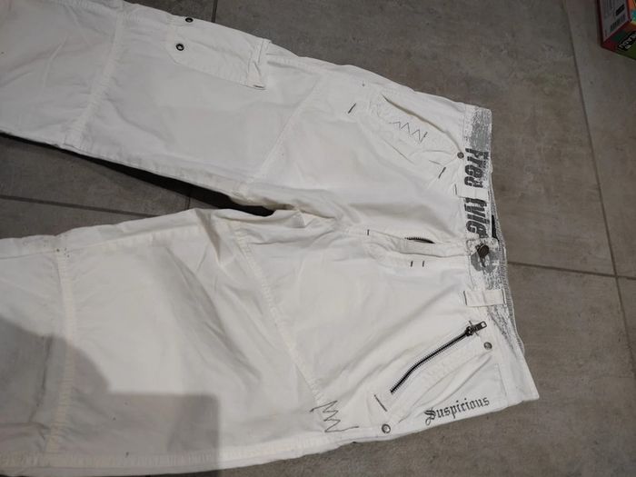 Pantalon en toile blanc - photo numéro 2
