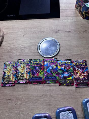 Lots de 6 booster Pokémon  français 