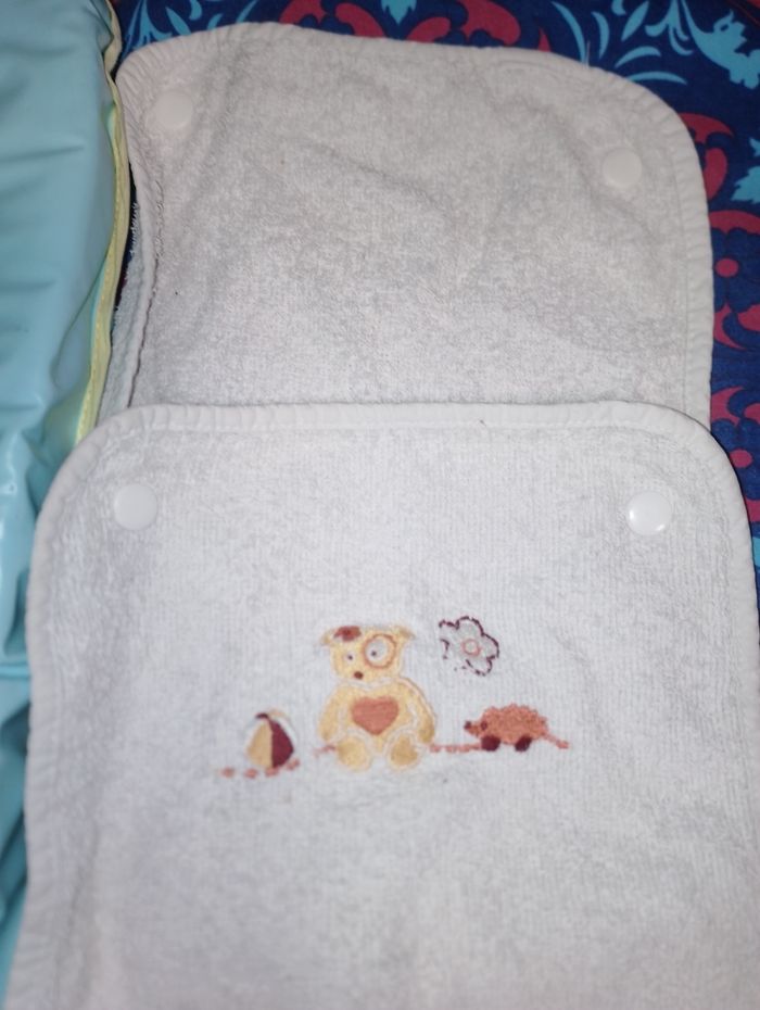 Tapis matelas à langer TEX et ses 6 langes lavable - photo numéro 2