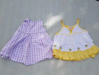 Lot de 2 robes fille 6 mois