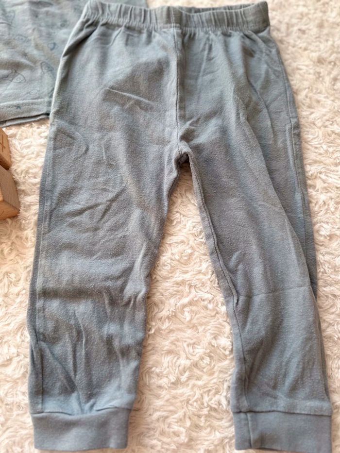 Pyjama fin deux pièces manches longues 12 mois - photo numéro 2