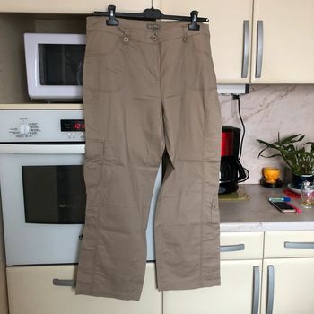 Pantalon fluide marron clair