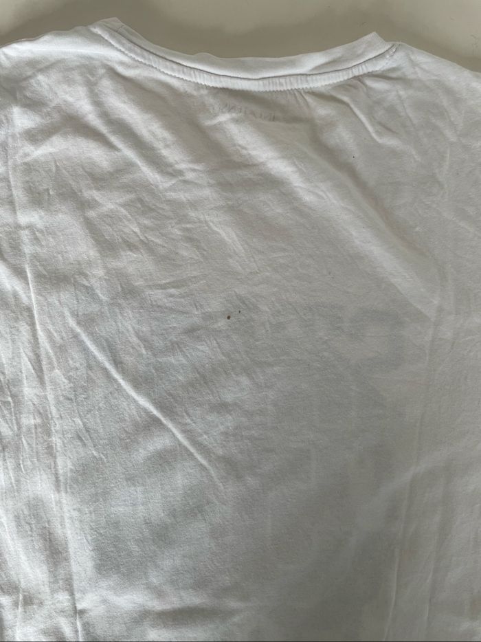 T-shirt blanc imprimé - Taille L - photo numéro 2