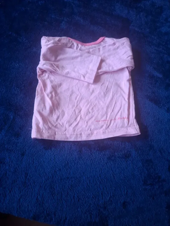 tshirt mommy&daddy rose - photo numéro 4