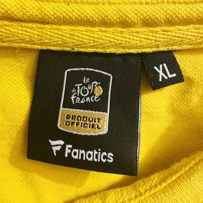Le Tour de France Fanatics Polo Maillot Jaune Homme Cyclisme Exclusif Officiel (Taille XL) - photo numéro 4