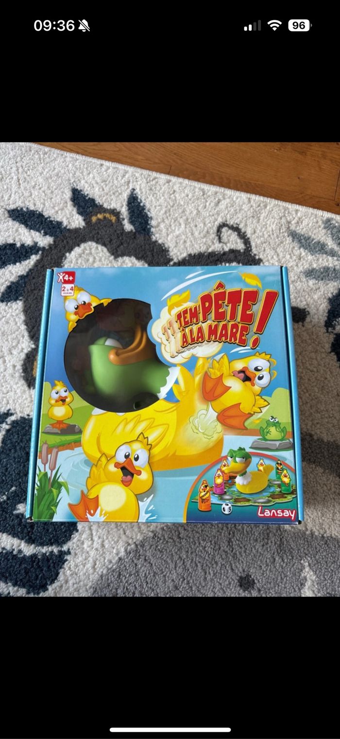 Tempête à la mare