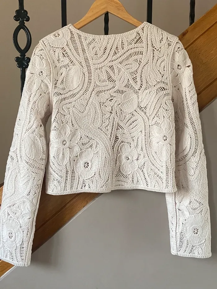 Gilet veste façon crochet - photo numéro 4