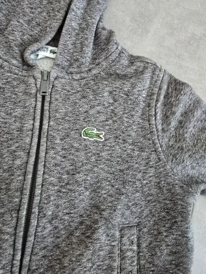 Veste gris Lacoste - photo numéro 3